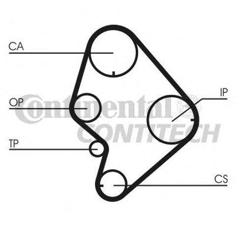 CT723K1 CONTINENTAL Комплект ГРМ купить в Львов