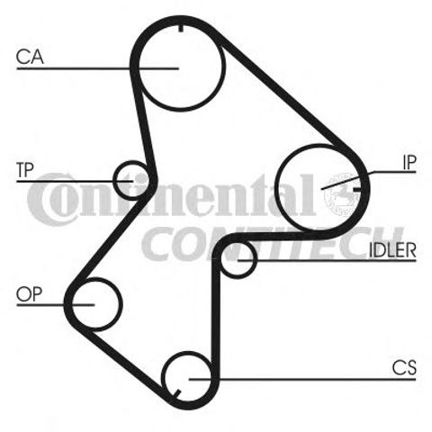 CONTINENTAL CT940 Ремень ГРМ в наличии Житомир
