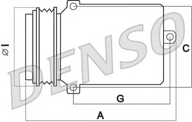 DCP05077 Компрессор кондиционера купить Чернигов