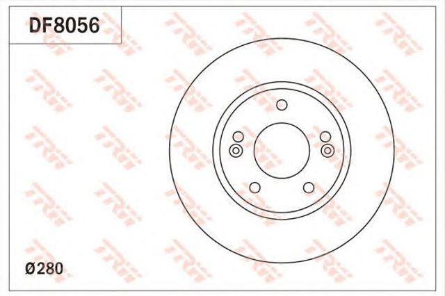 TRW DF8056 Передние тормозные диски в наличии Черновцы