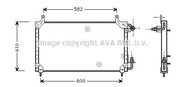 AVA DW5006 Радиатор кондиционера в наличии Житомир