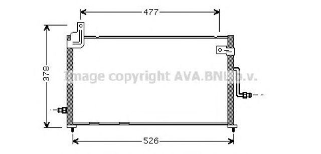 DW5044 Радиатор кондиционера купить Чернигов