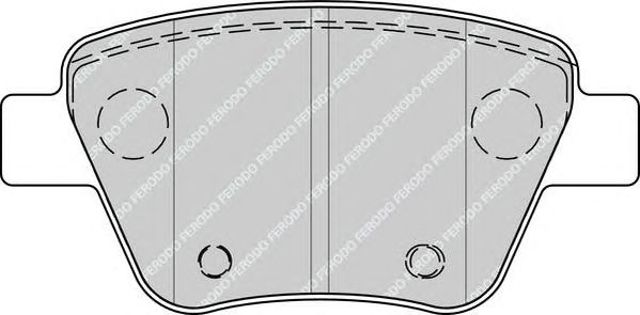 FDB4316 FERODO Задние тормозные колодки купить в Винница