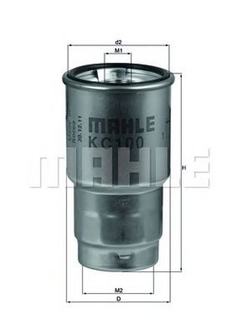 MAHLE KC100D Фильтр топливный в наличии Чернигов