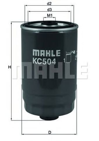 MAHLE KC504 Топливный фильтр в наличии Ирпень