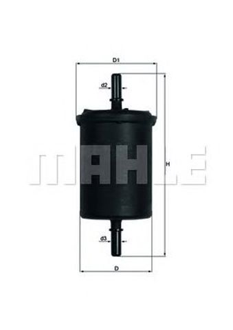 KL248 MAHLE Топливный фильтр купить в Ирпень