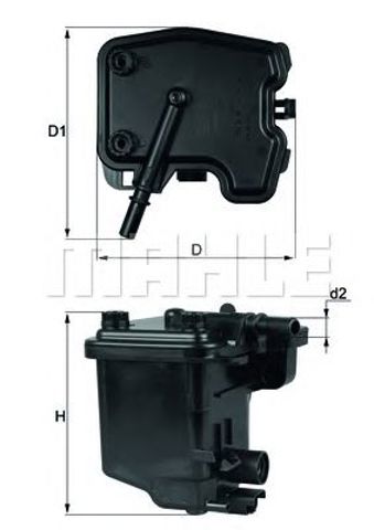 KL431D MAHLE Топливный фильтр купить в Сумы