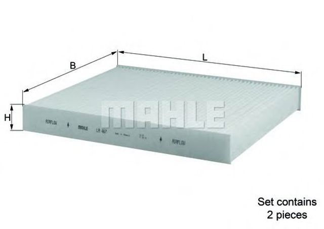MAHLE LA467S Фильтр салона в наличии Житомир