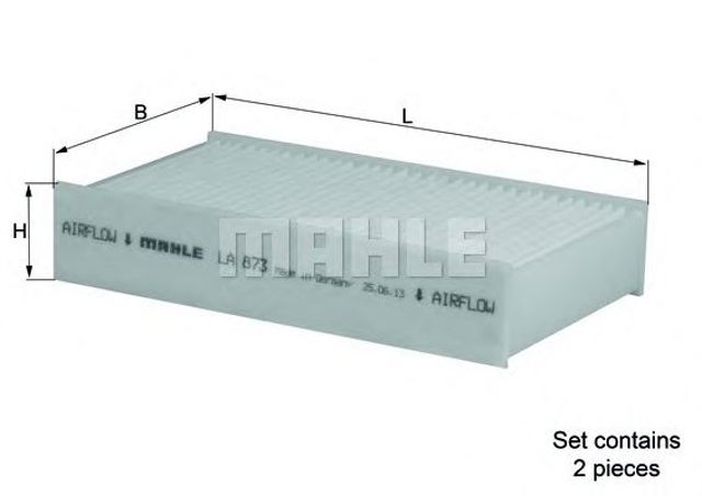 MAHLE LA873S Фильтр салона в наличии Полтава