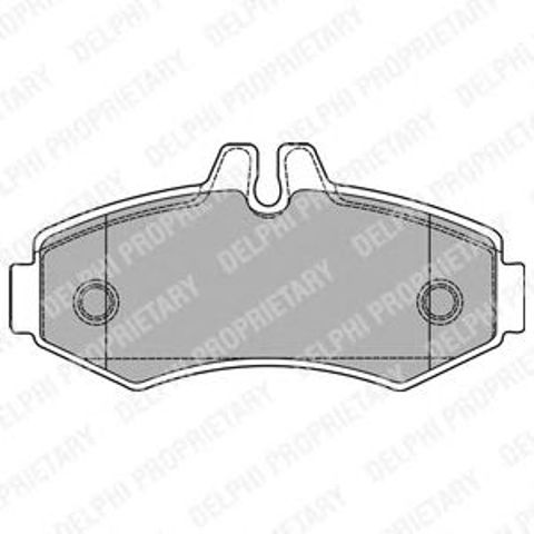 DELPHI LP1425 Колодки тормозные передние дисковые в наличии Сумы
