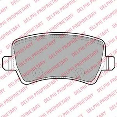 DELPHI LP2008 Колодки тормозные задние дисковые в наличии Хмельницкий