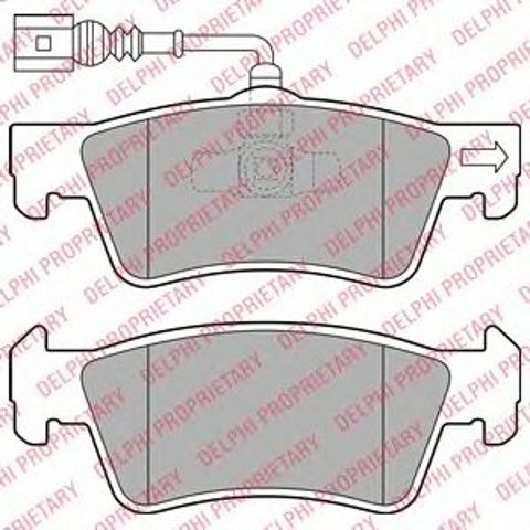 LP2087 DELPHI Колодки тормозные задние дисковые купить в Украина