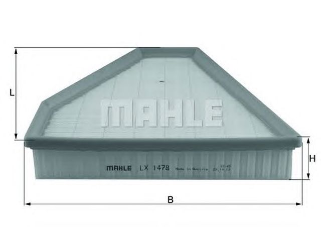 LX1478 MAHLE Воздушный фильтр купить в Кривой Рог
