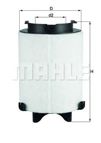 MAHLE LX15661 Фильтр воздушный в наличии Львов