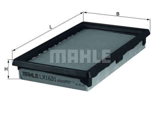 LX1631 MAHLE Воздушный фильтр купить в Киев