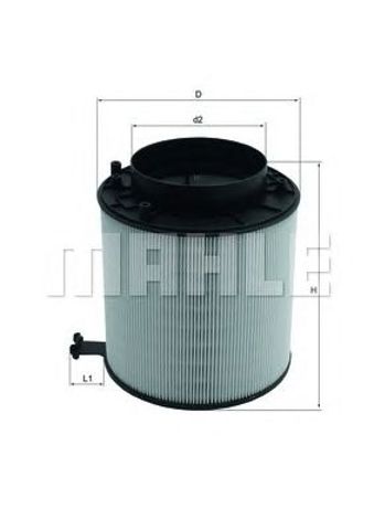 LX2091D MAHLE Воздушный фильтр купить в Львов