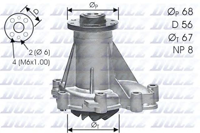 M176 DOLZ Помпа водяная (насос) охлаждения купить в Ирпень