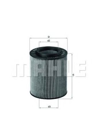 MAHLE OX1541D Масляный фильтр в наличии Винница