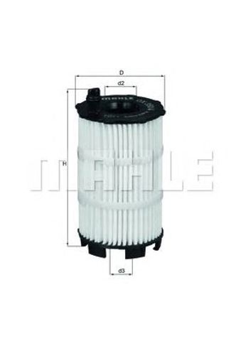 OX3504D MAHLE Фильтр масляный купить в Полтава