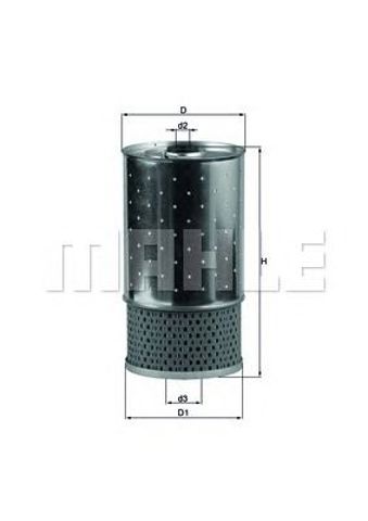 MAHLE OX38D Фильтр масляный в наличии Запорожье
