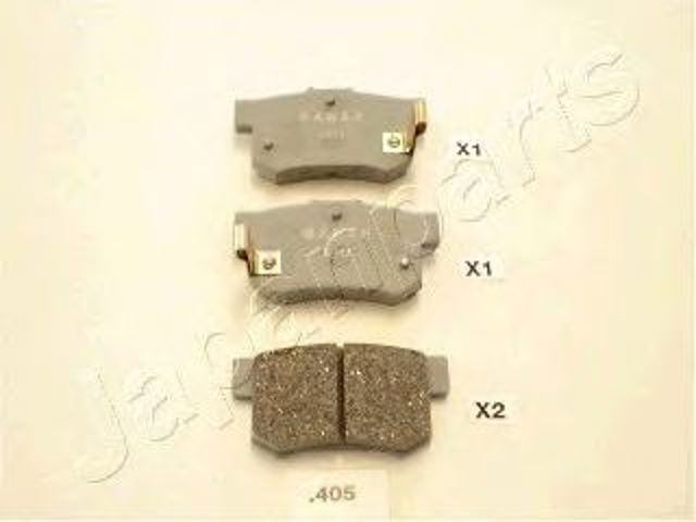 JAPANPARTS PP405AF Задние тормозные колодки в наличии Винница