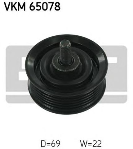 SKF VKM65078 Ролик приводного ремня паразитный в наличии Чернигов