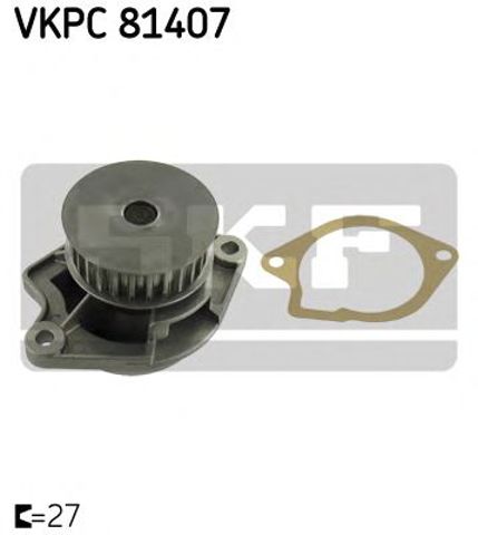 SKF VKPC81407 Помпа водяная (насос) охлаждения в наличии Черкассы