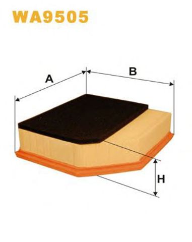 WA9505 Фильтр воздушный купить Киев