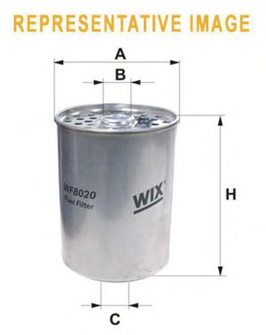 WF8020 Фильтр топливный купить Николаев
