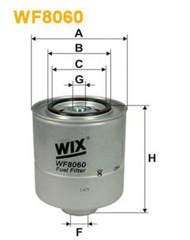 WF8060 Топливный фильтр купить Чернигов