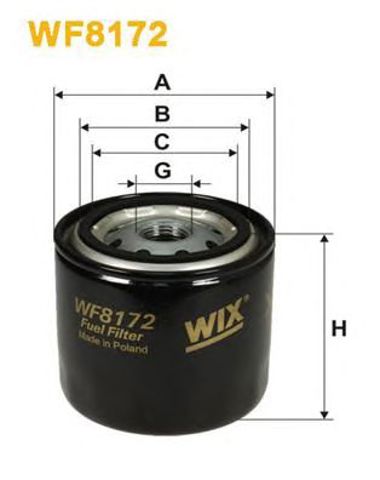 WIX WF8172 Фильтр топливный в наличии Харьков
