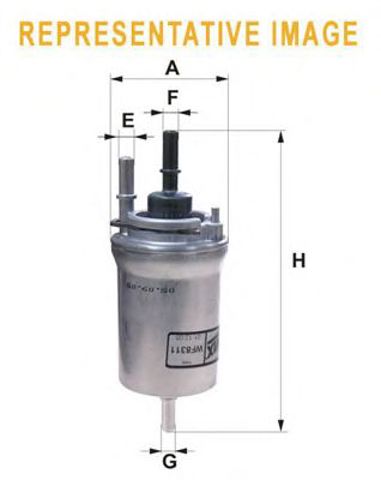 WF8324 WIX Фильтр топливный купить в Черкассы