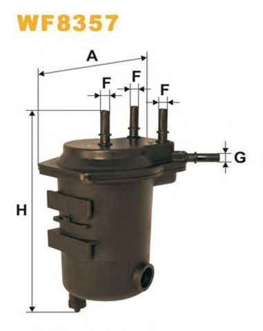 WF8357 Фильтр топливный купить Украина