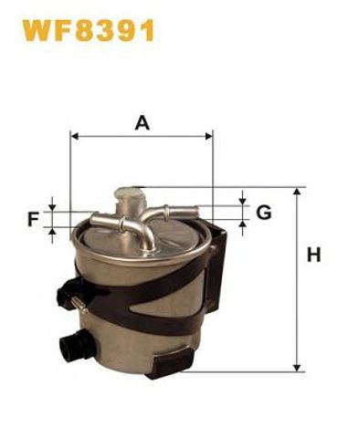 WF8391 Фильтр топливный купить Каменское