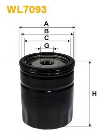 WL7093 Фильтр масляный купить Ужгород