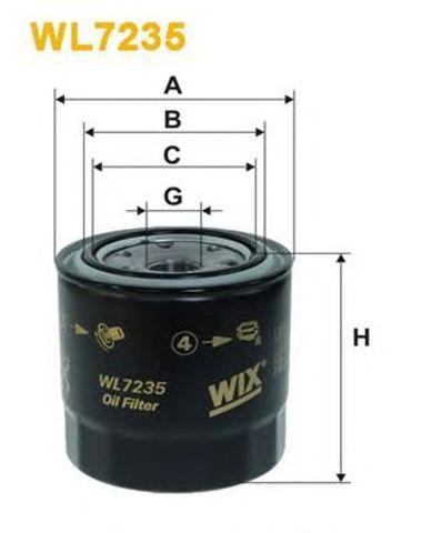 WL7235 WIX Масляный фильтр купить в Чернигов