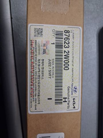 876232W000 HYUNDAI Указатель поворота зеркала правый купить в Каменское