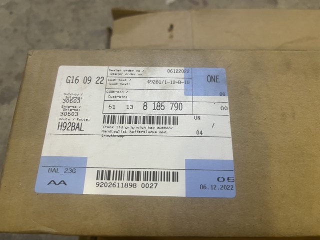 51138185790 BMW купить в Винница