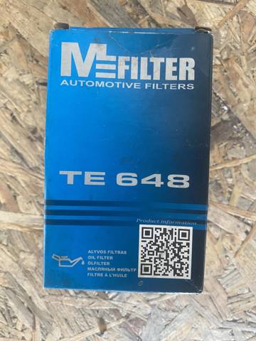 MFILTER TE648 Масляный фильтр в наличии Львов