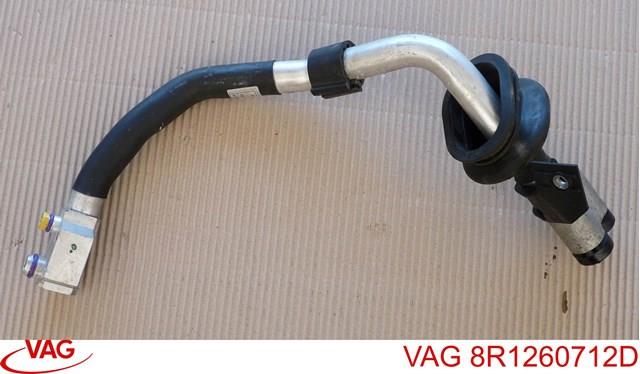 Шланг кондиционера, от испарителя к компрессору 8R1260712D VAG