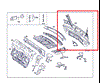 Панель багажного отсека задняя A2116400871 MERCEDES