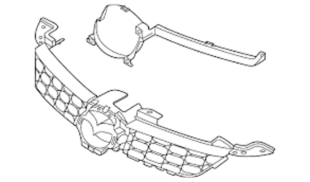 Решетка радиатора EG2150710D MAZDA