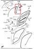 Центральный желобок, правый mazda 6 gg GJ6J72602C 