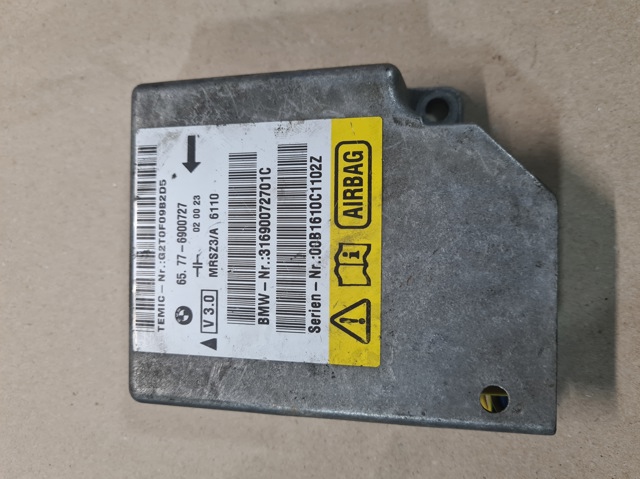 BMW 65776900727 Модуль-процессор управления подушкой безопасности (ЭБУ AIRBAG) в наличии Черновцы