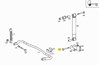 Болт амортизатора m14x74 mercedes 814 000960014244