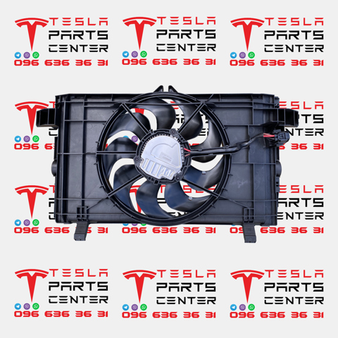 Диффузор радиатора охлаждения в сборе с мотором 149417400A TESLA