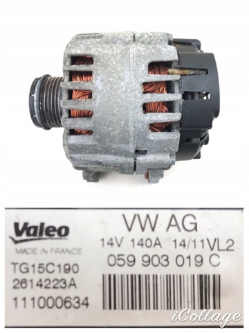 VAG 059903019C Генератор в наличии Житомир