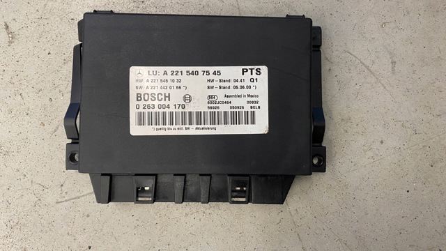 2215407545 MERCEDES Модуль управления (ЭБУ) парктроником купить в Одесса