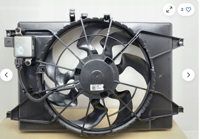 25380G7000 HYUNDAI Диффузор радиатора охлаждения, в сборе с мотором и крыльчаткой купить в Ирпень