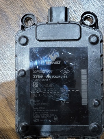 284383207R RENAULT Радарный датчик дистанции купить в Винница